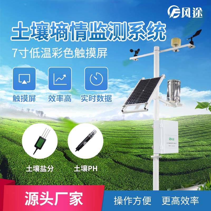 土壤墑情監測系統，長期連續監測土壤水分